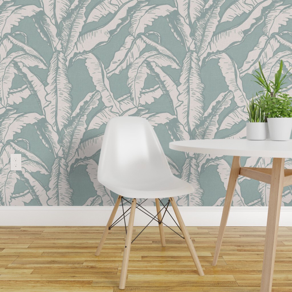 Palm Leaf Wallpaper  Peel and Stick Removable Traditional Wallpaper