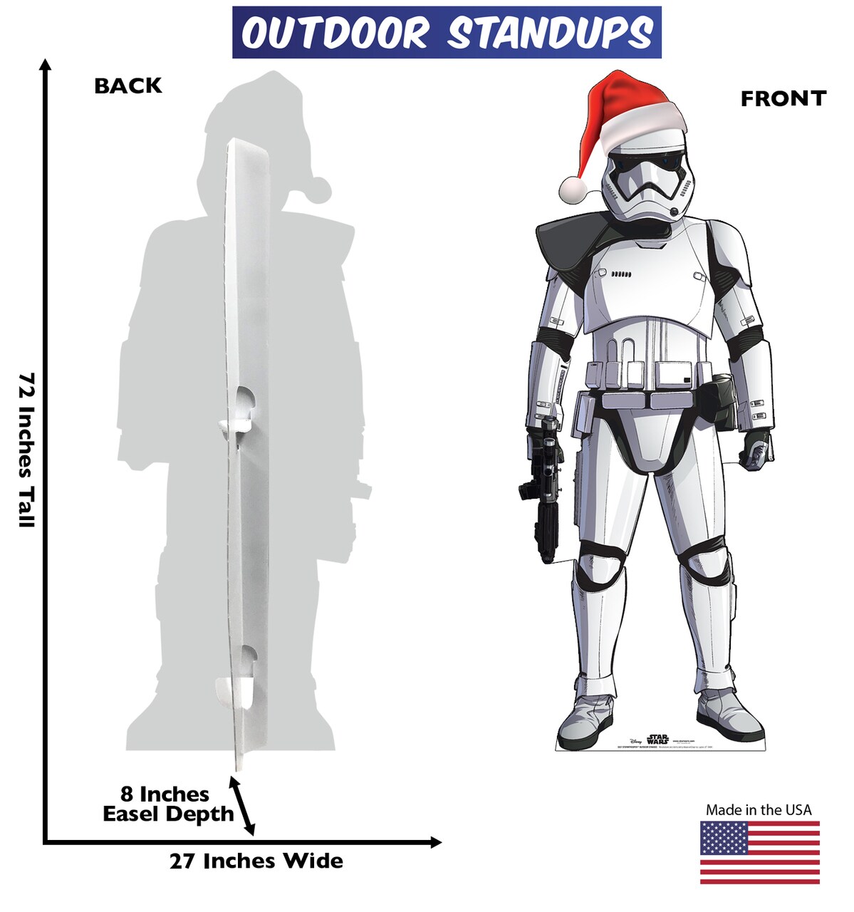 Stormtrooper Holiday Outdoor Standee