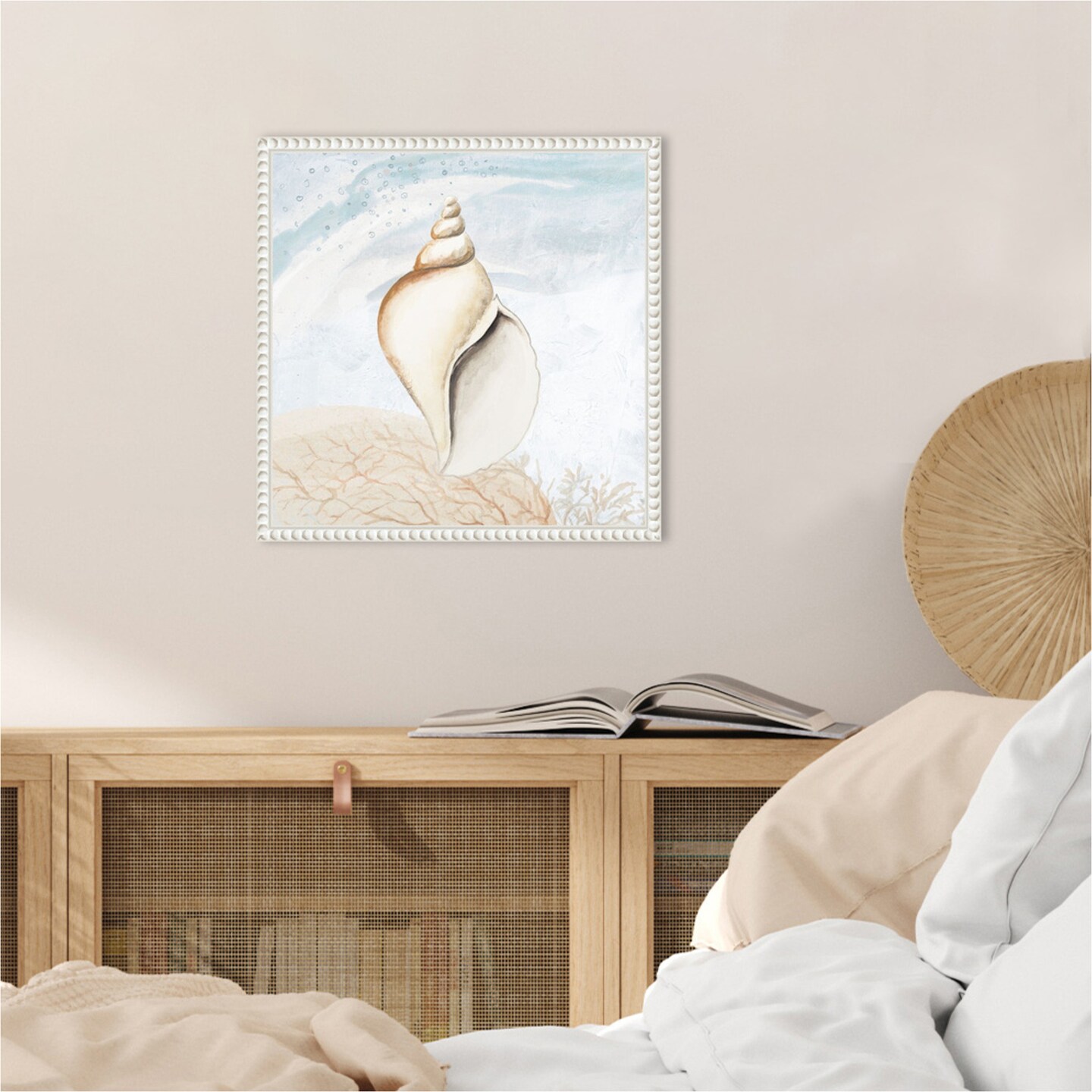 Ocean Oasis Tropical Seashell I by Patricia Pinto Framed Canvas Wall Art