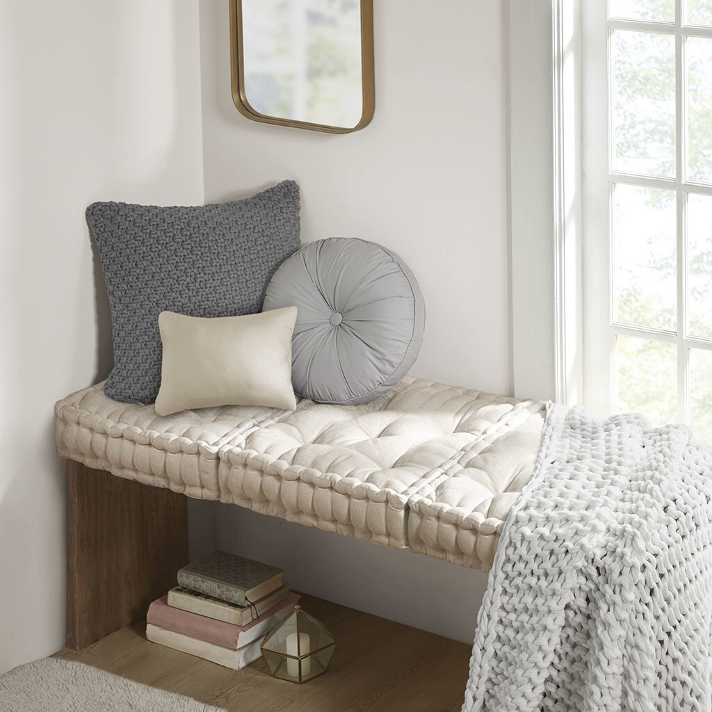 Poly Chenille Lounge Floor Pillow Cushion