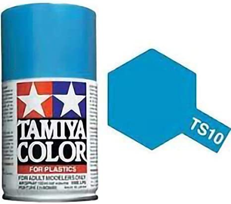 Tamiya   TS-10 French Blue, 100ml Spray Lacquer Paint For Plastics