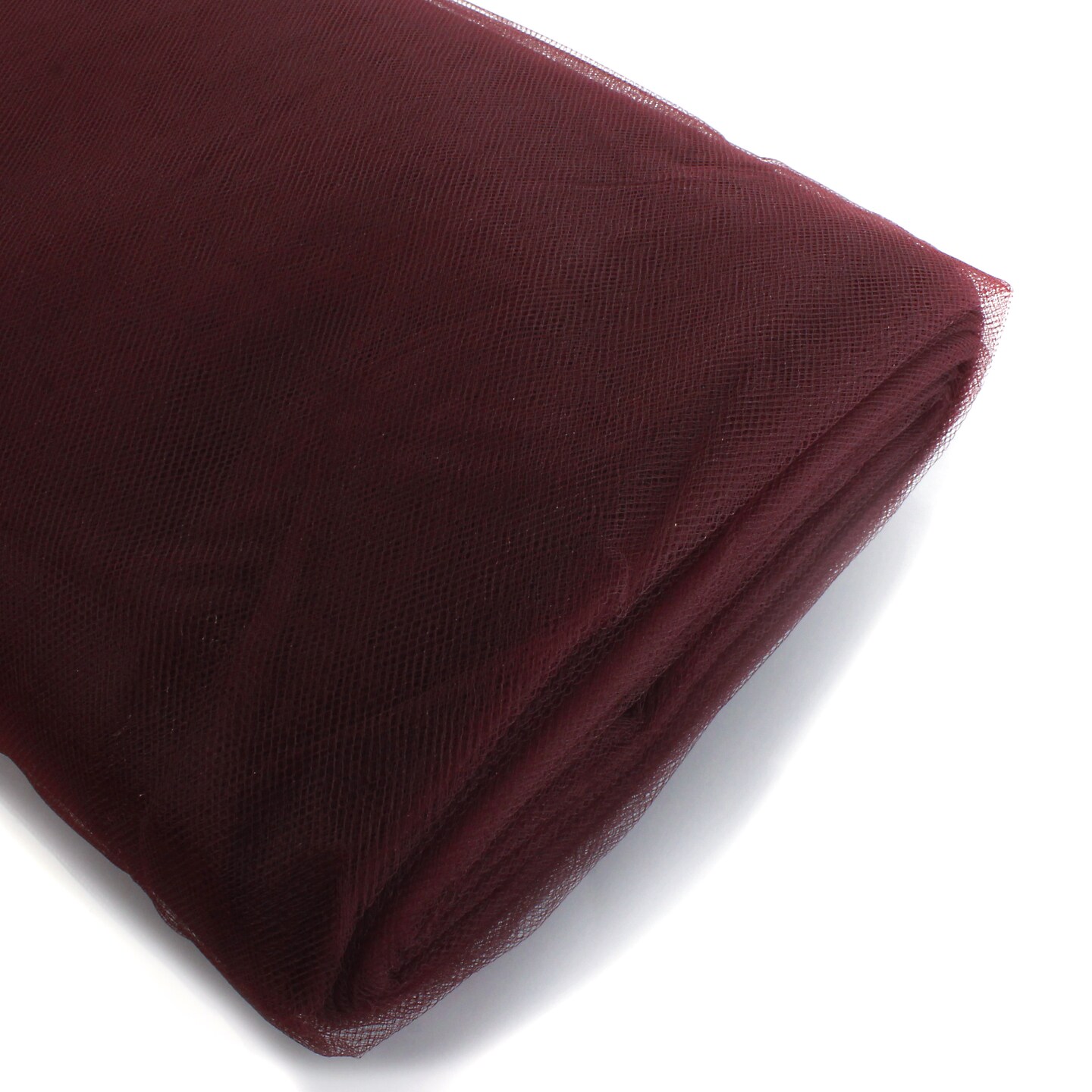 54&#x22; Tulle Fabric Bolt - Burgundy
