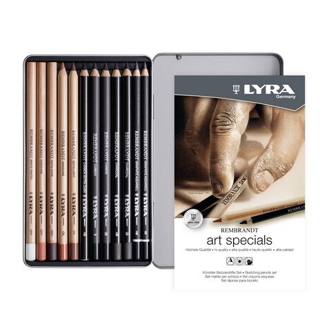 Lyra : Rembrandt Charcoal Pencil Set : 12pcs
