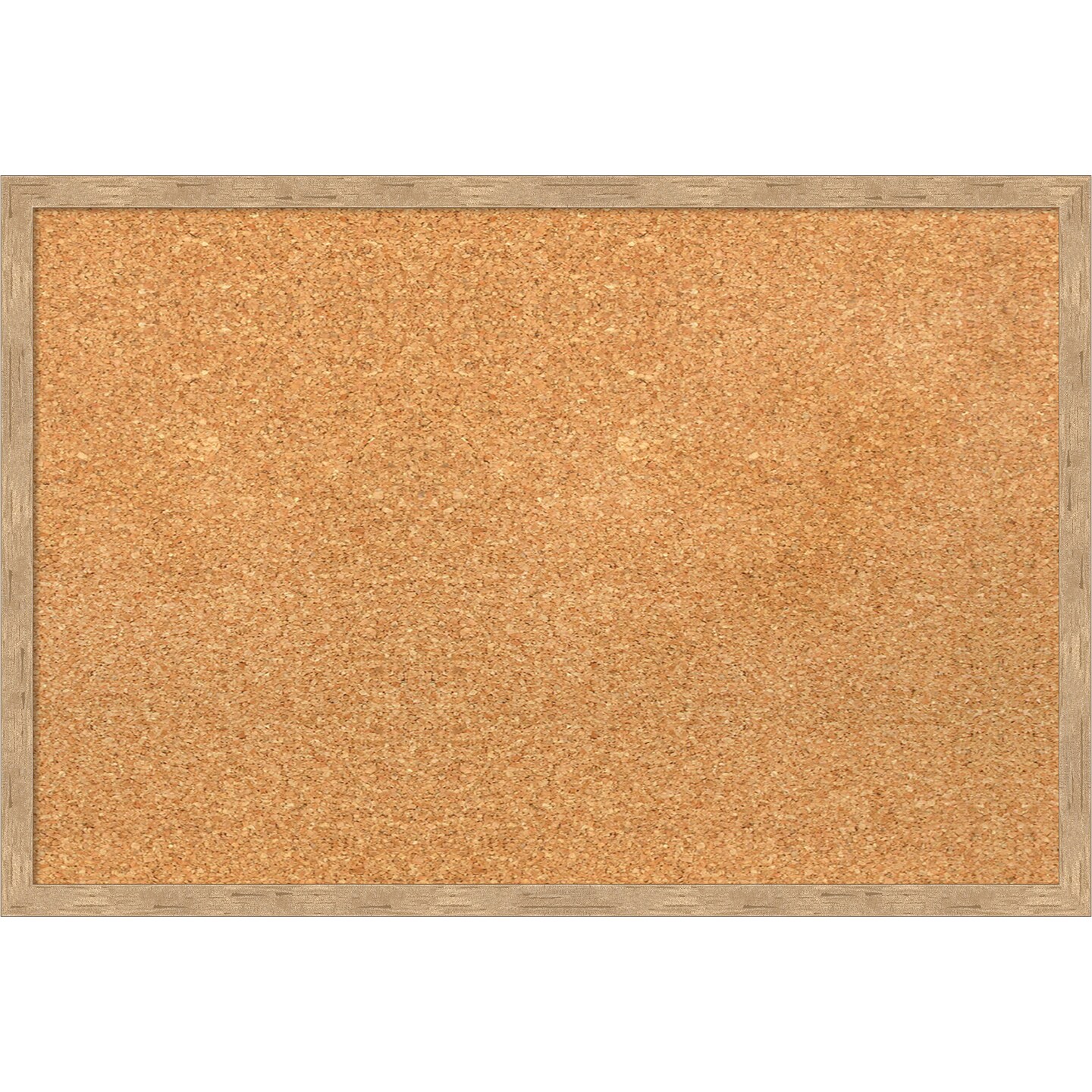 Imprint Wood Framed Corkboard, Natural Cork