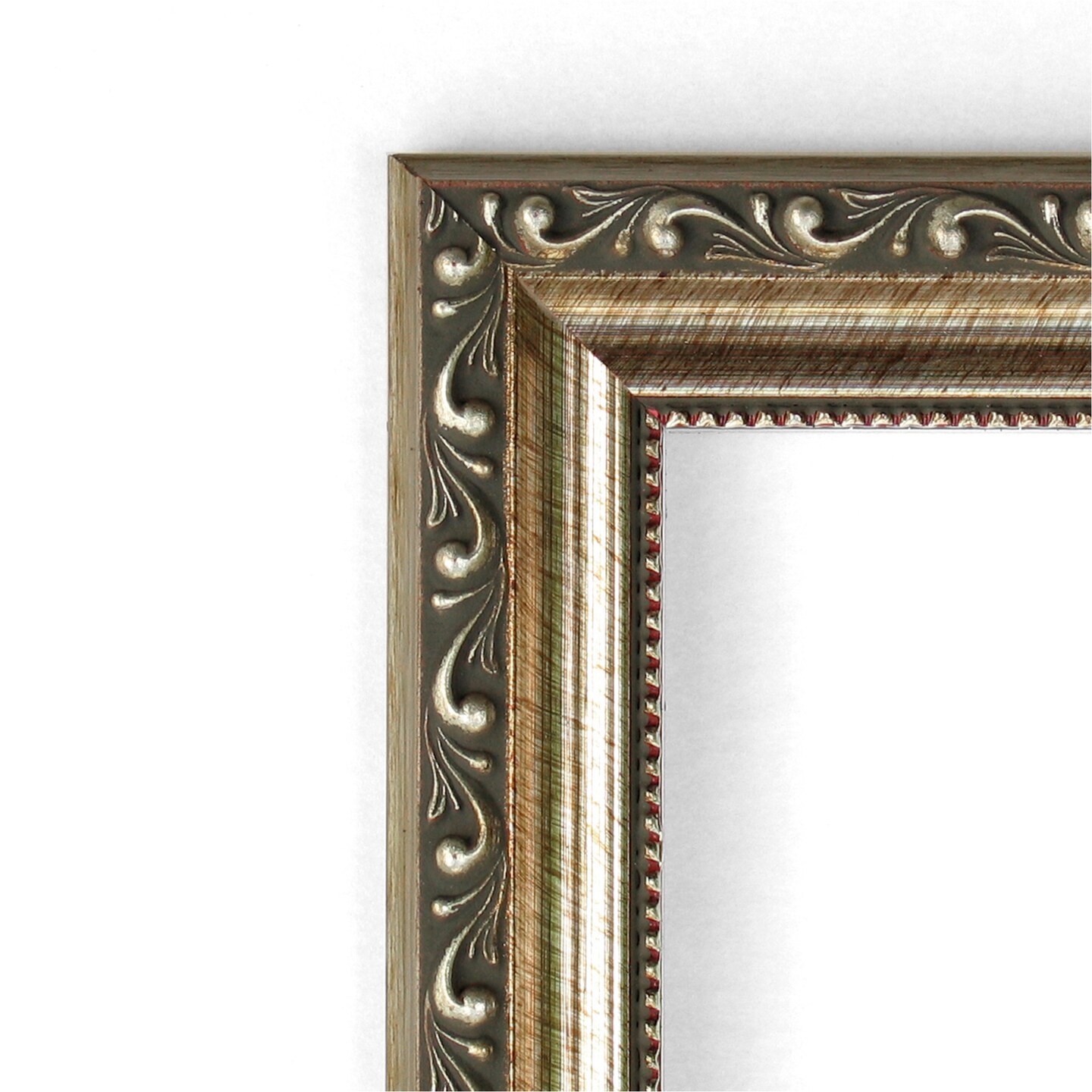 Parisian Silver Wood Framed Corkboard, White Cork
