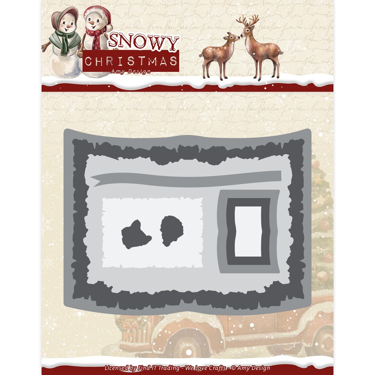 Find It Trading Amy Design Die-Snowy Christmas - Christmas Book