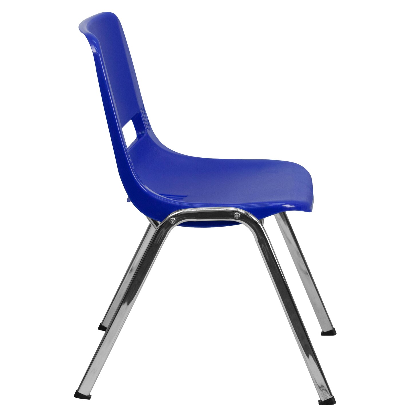 Emma and Oliver Ergonomic Shell Stack Chair - 16&#x22; Seat Daycare Home School
