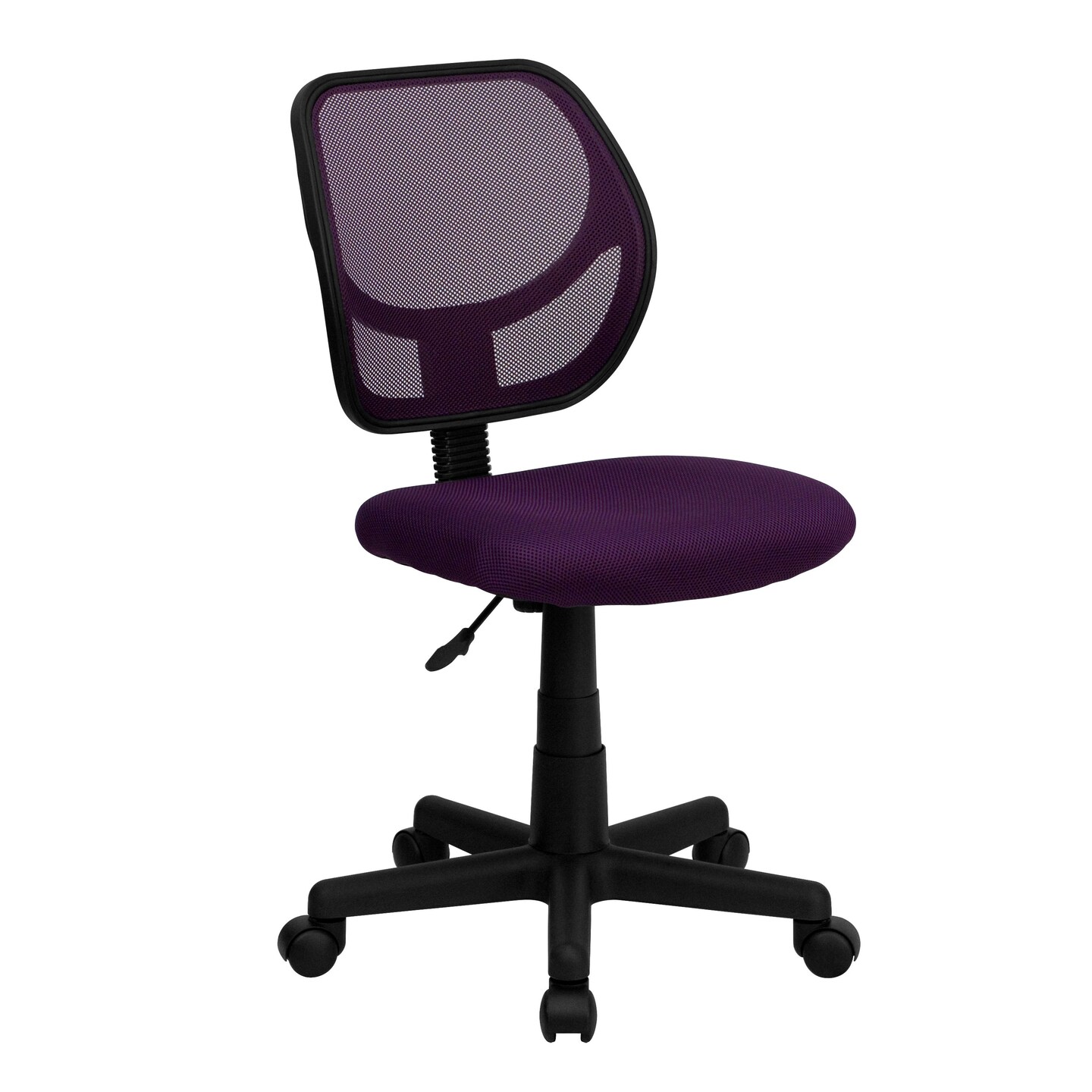 Emma and Oliver Mid-Back Mesh Swivel Task Office Chair with Curved Square Back