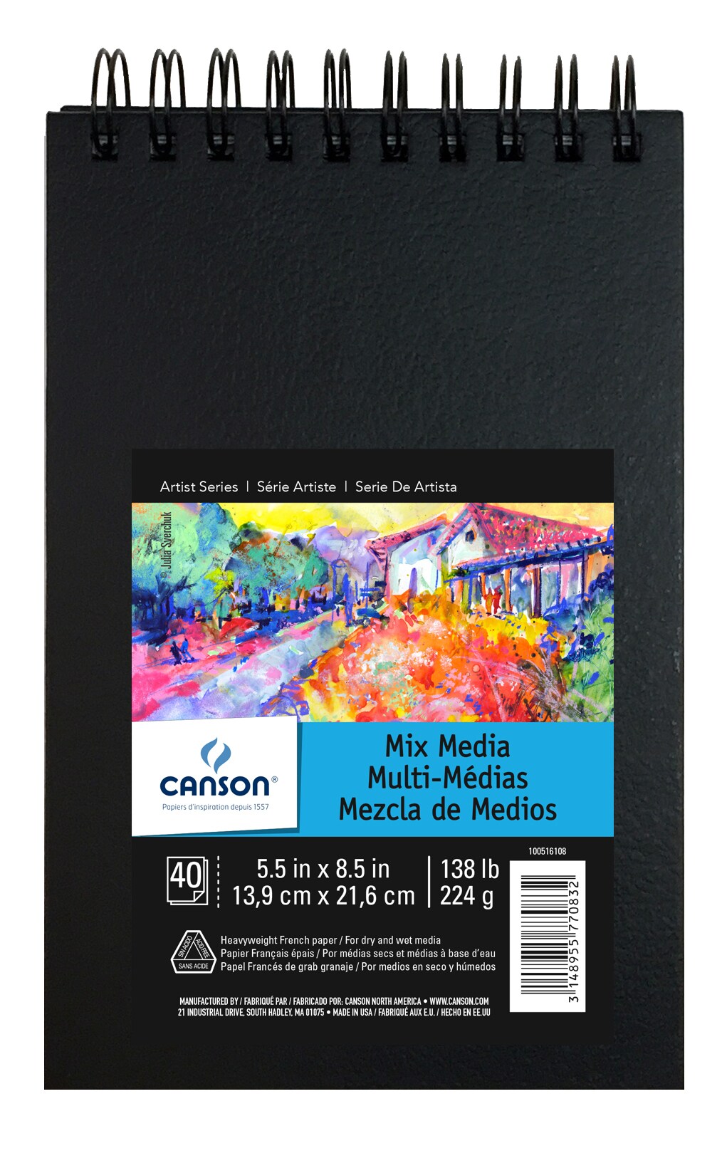 Canson - Mixed Media Art Book - 5.5 x 8.5