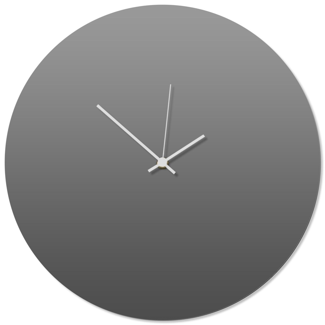 Metal Art Studio Grayout White Circle Clock | Michaels