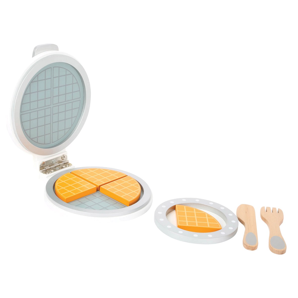 Small Foot Wooden Waffle Iron Playset