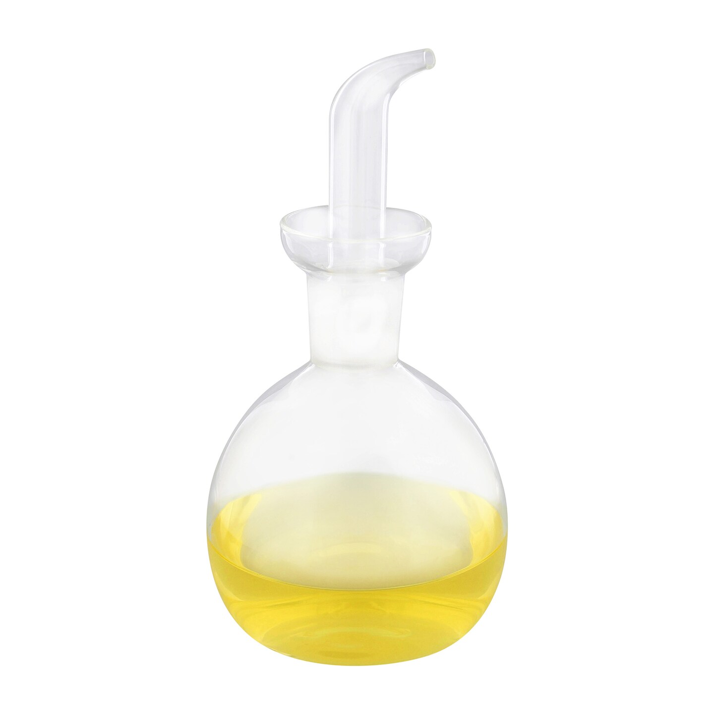 Potted Pans Kitchen Oil Dispenser - 17oz Glass Olive Oil Dispenser Bottle Cruet