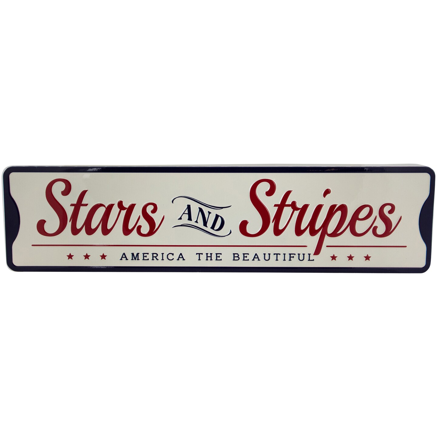 Northlight Stars and Stripes Americana Metal Wall Sign - 23.5&#x22;