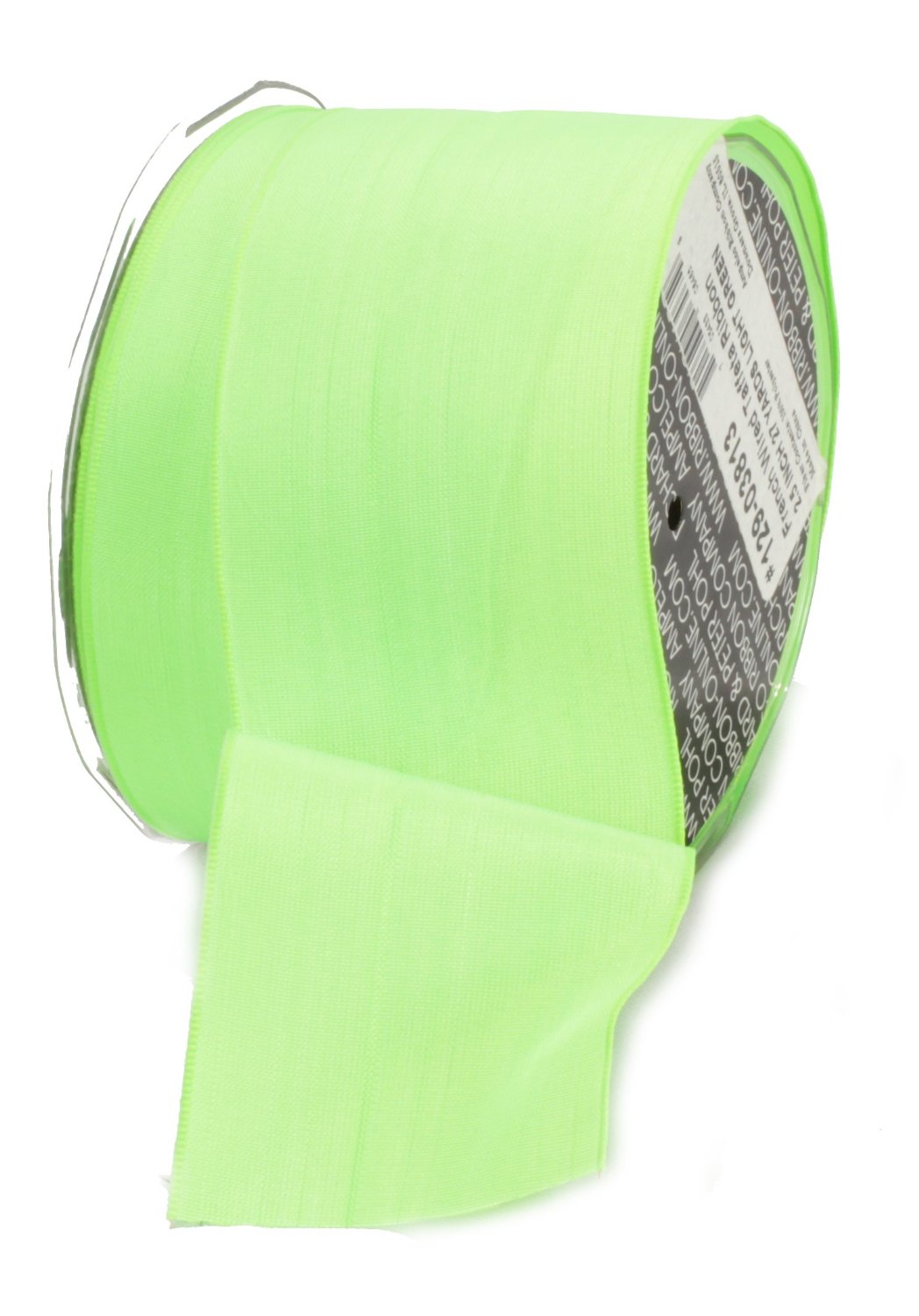 The Ribbon People Lime Green Solid Wired Craft Ribbon 2.5&#x22; x 27 Yards