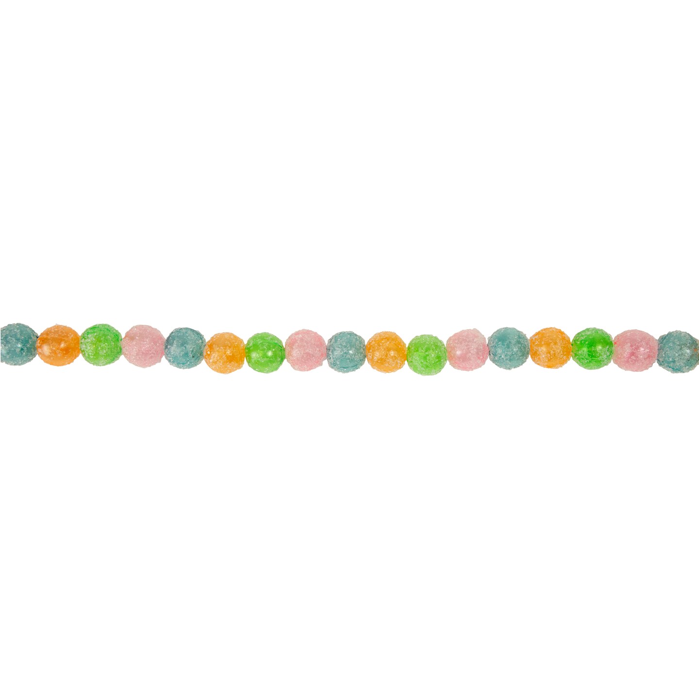 Northlight 6ft Pastel Faux Candy Frosted Christmas Garland - Unlit