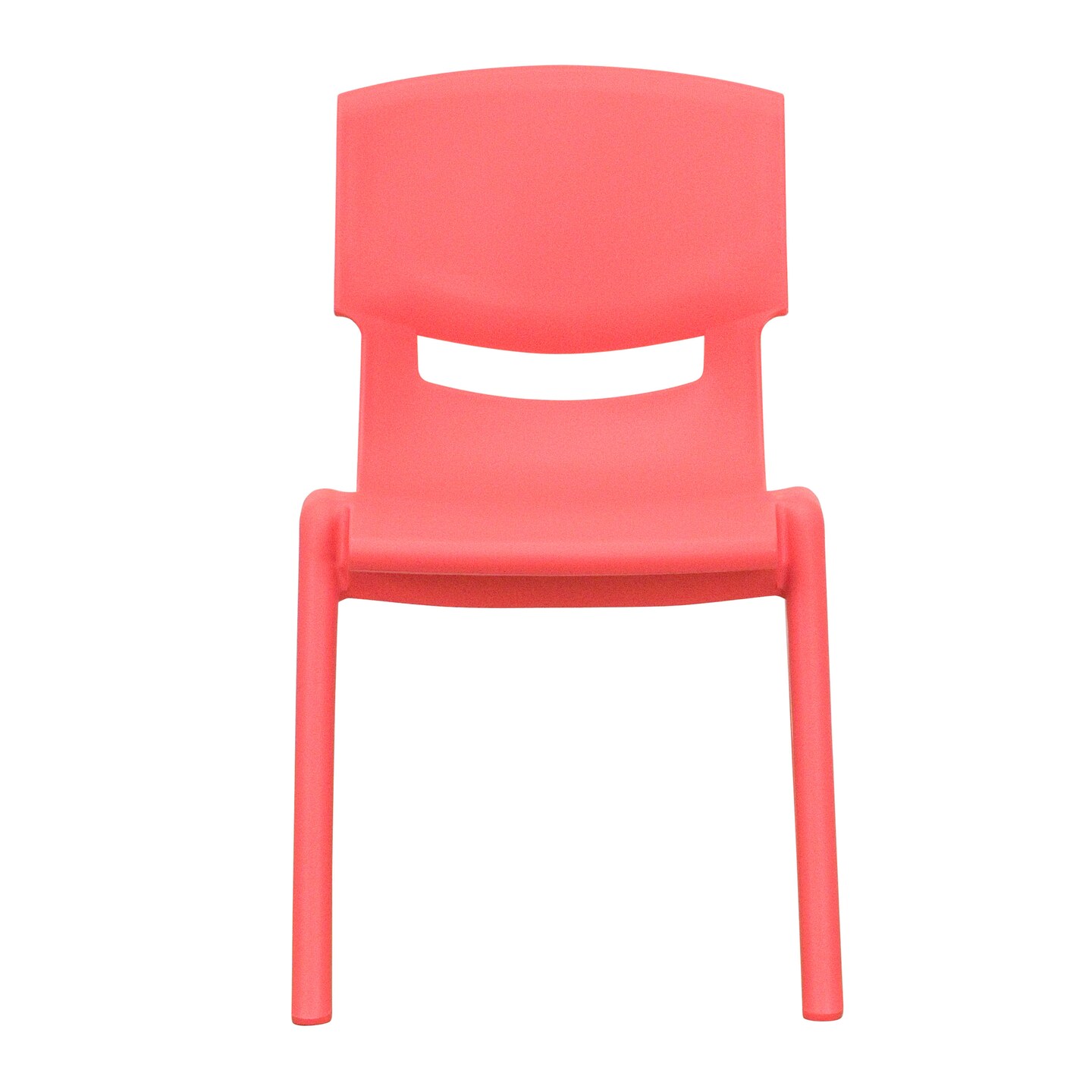 Emma and Oliver 2 Pack Plastic Stackable School Chair with 12&#x22;H Seat, Preschool Seating