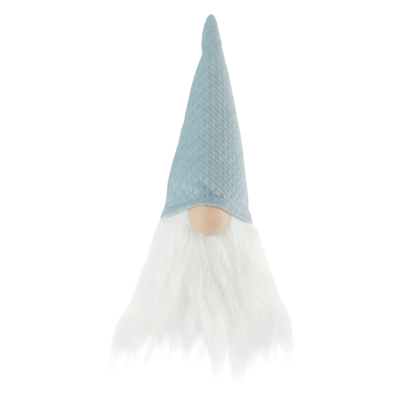 Northlight Plush Gnome with Pointy Hat Christmas Figure - 8" - Blue