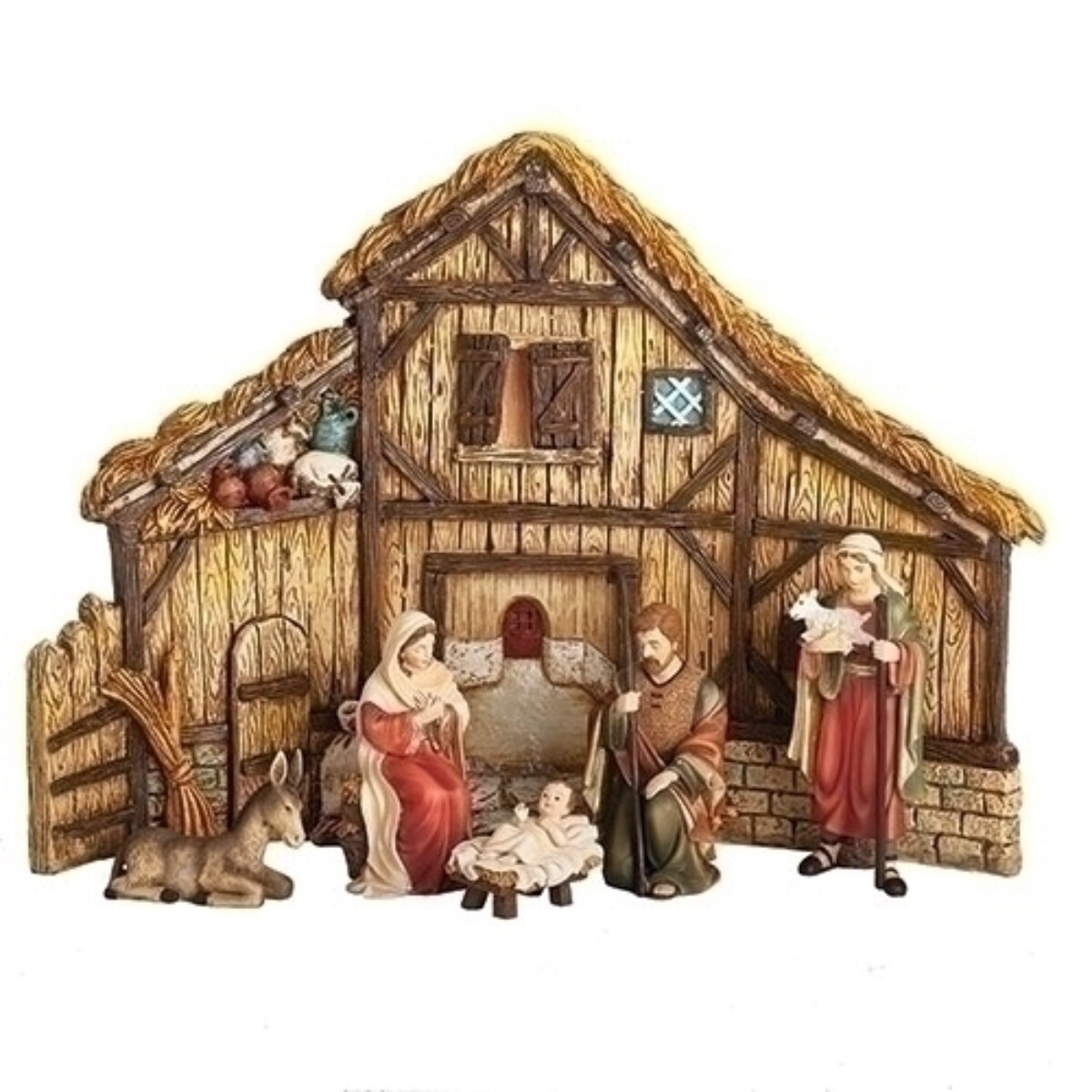 nativity backdrop scene