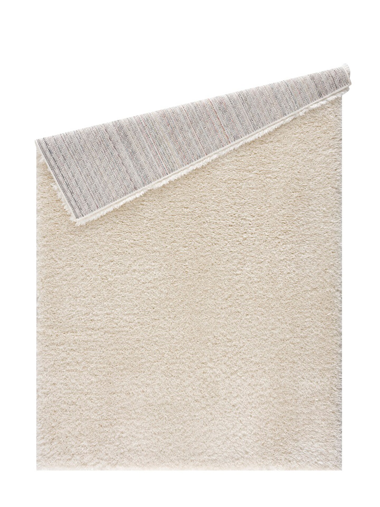 L&#x27;baiet Malibu Collection Polyester Julia White Shag 2 ft. x 3 ft. Scatter Area Rug
