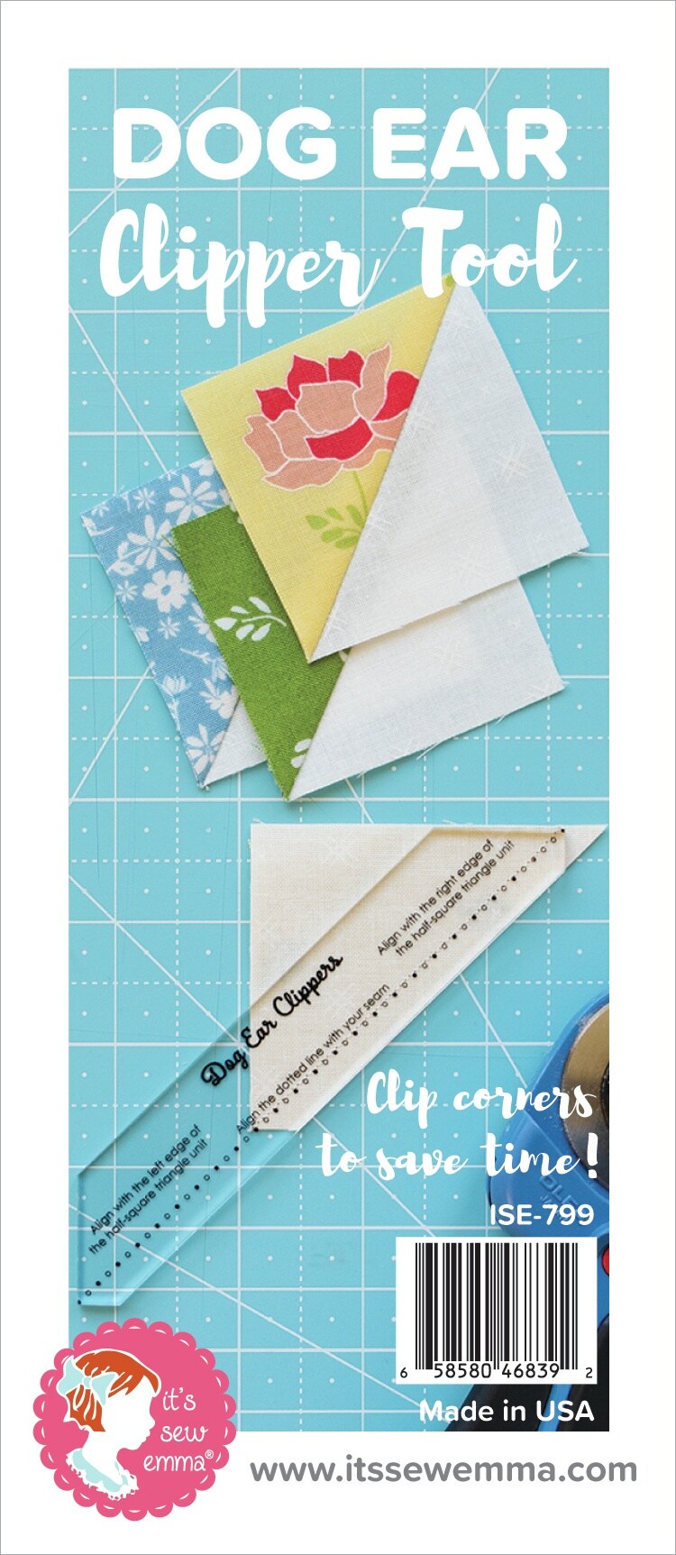 It&#x27;s Sew Emma Dog Ear Clipper Tool -1&#x22;X5.5&#x22;
