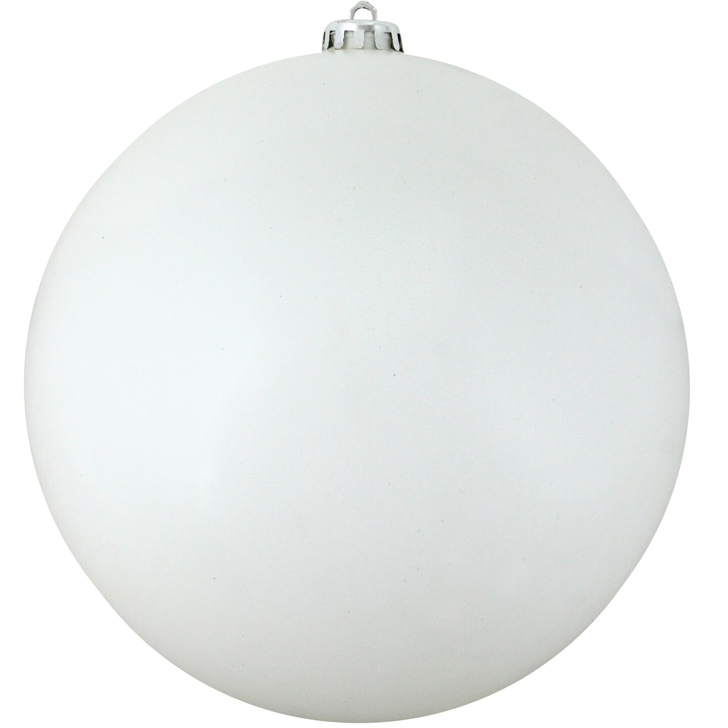 Northlight Shiny Commercial Shatterproof Christmas Ball Ornament 10" (250mm) - Winter White