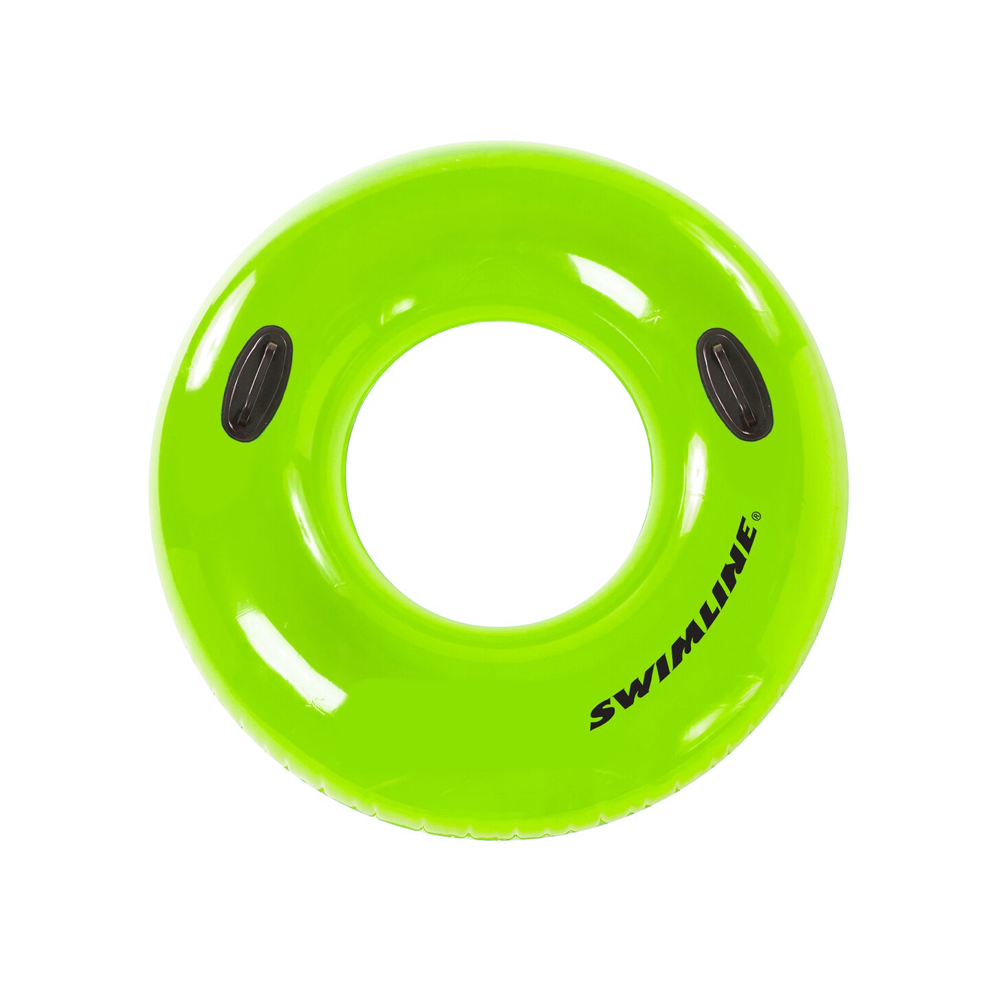 Swim Central 36" Inflatable Lime Green Swimming Pool Inner Tube Ring Float