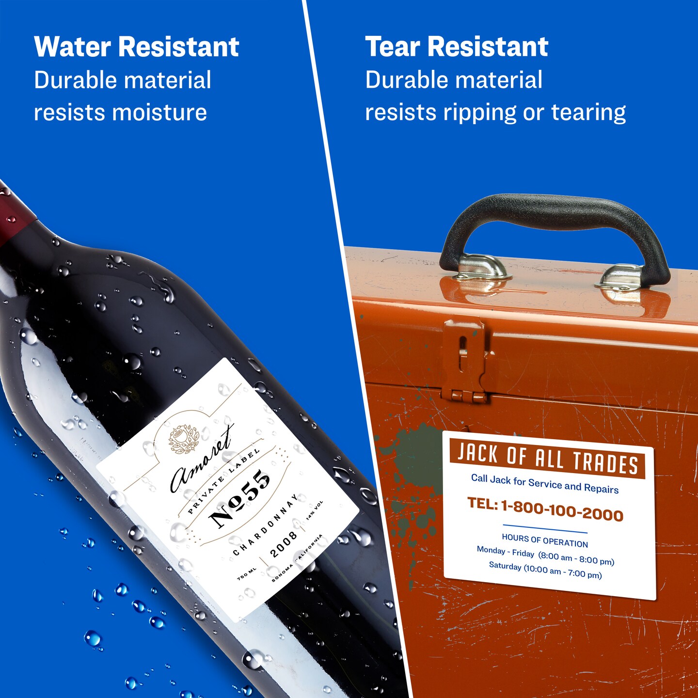 Avery Durable Easy Peel ID Labels, Sure Feed Technology, Permanent Adhesive, 2" x 2-5/8", 120 Labels (6793)