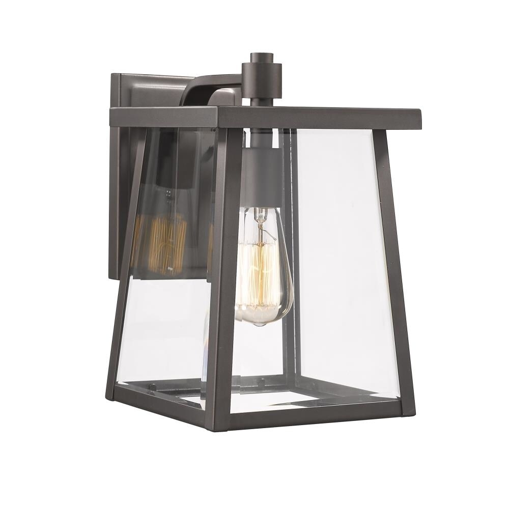 CHLOE Lighting GABRIEL Transitional 1 Light Rubbed Bronze Outdoor Wall Sconce 12&#x22; Tall