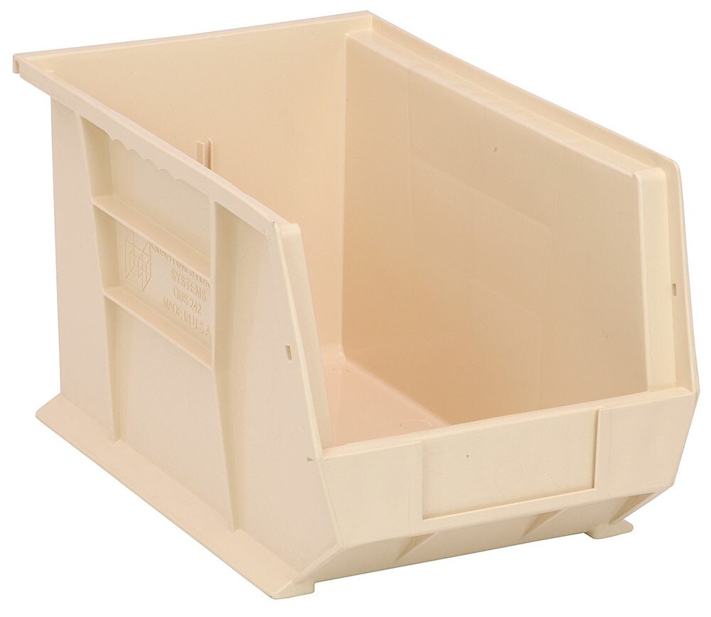 Quantum Storage Systems Multi-purpose Ultra Stack and Hang Bin - Perfect for Storage &#x26; Organization - 12 Pack