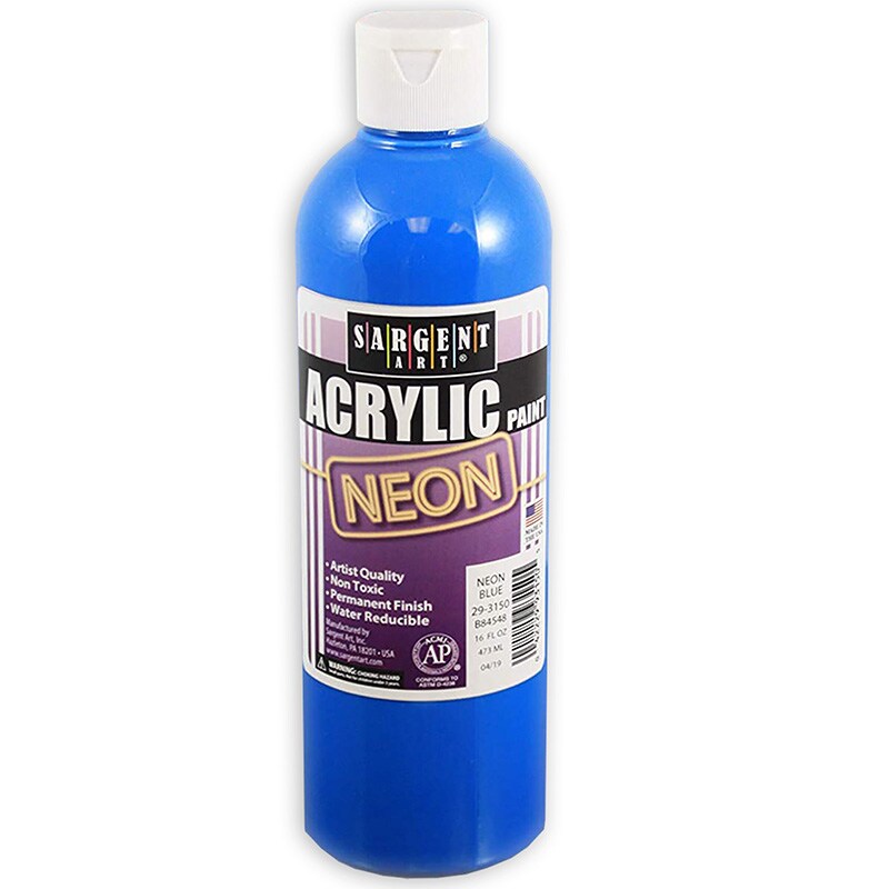 Neon Acrylic Pint, 16 Oz, Blue Michaels