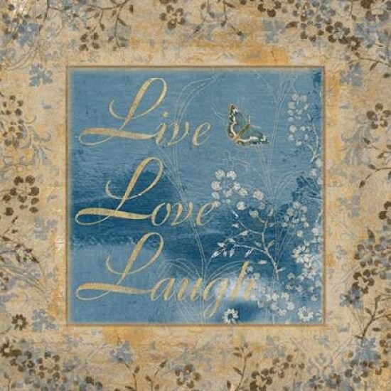 LIVE LOVE LAUGH Poster Print by  Artique Studio - Item # VARPDXAX23909