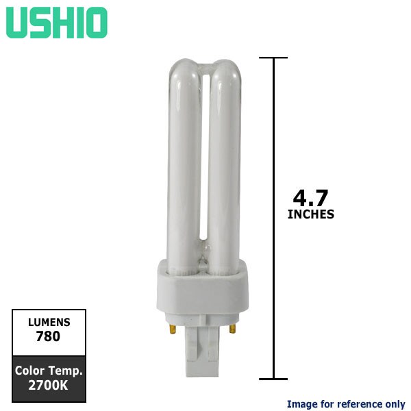 USHIO Compact Fluorescent 13w CF13D/827 Light Bulb