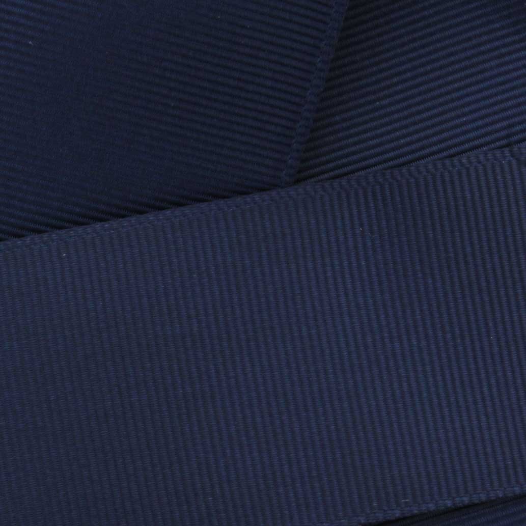 3&#x22; Grosgrain Ribbon Solid 370 Navy 100yd
