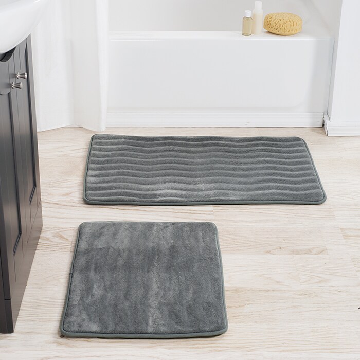 Memory Foam Bathroom Mat Set