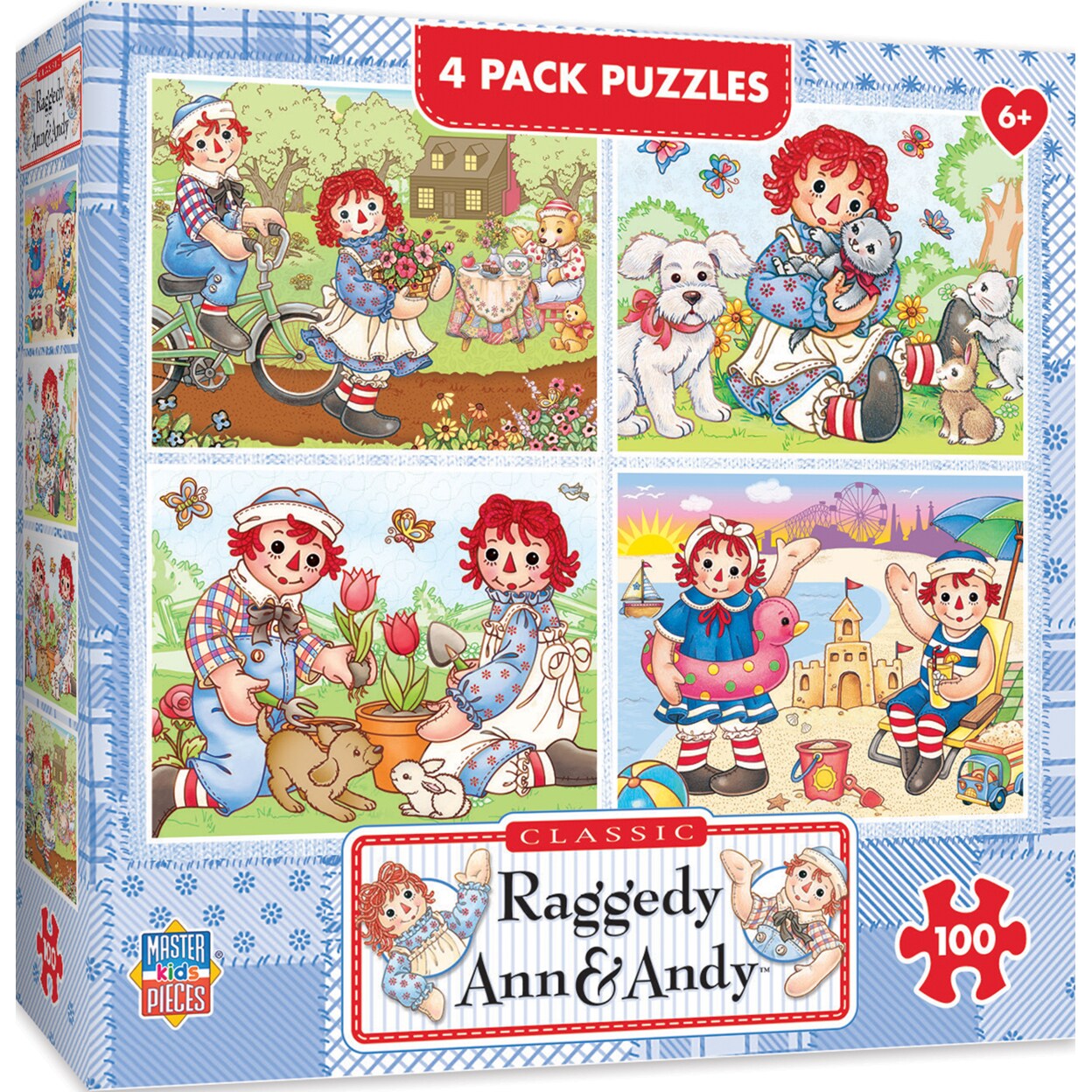 6 CHILDREN'S PUZZLE PACK-PUZZLES New in Box- Great assortment of