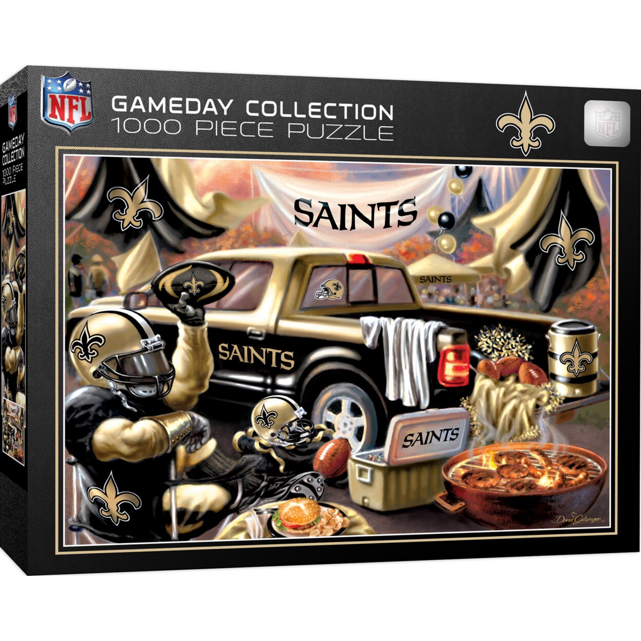 Masterpieces   1000 Piece Jigsaw Puzzle - NFL New Orleans Saints Gameday