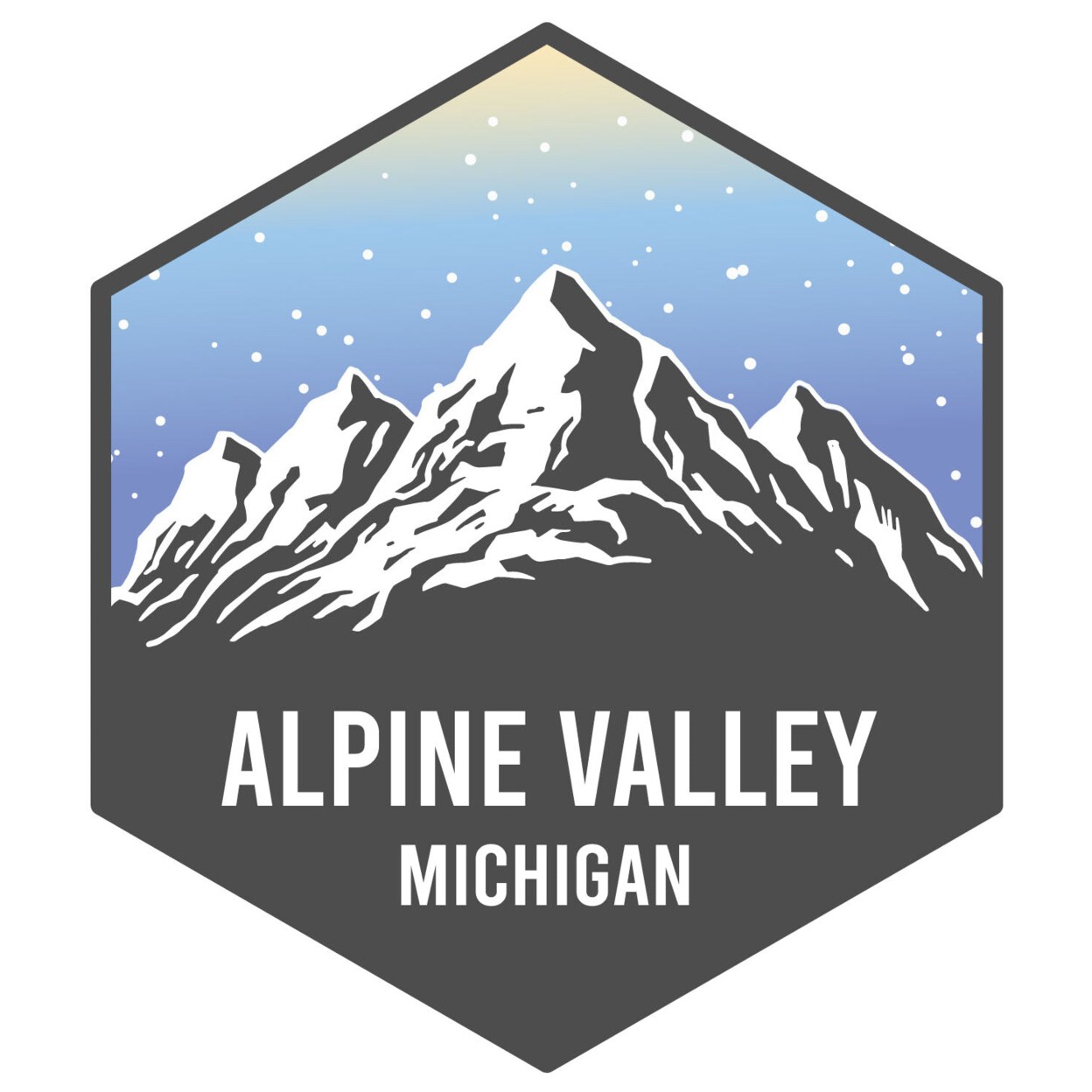 R and R Imports Alpine Valley Michigan Ski Adventures Souvenir 4 Inch