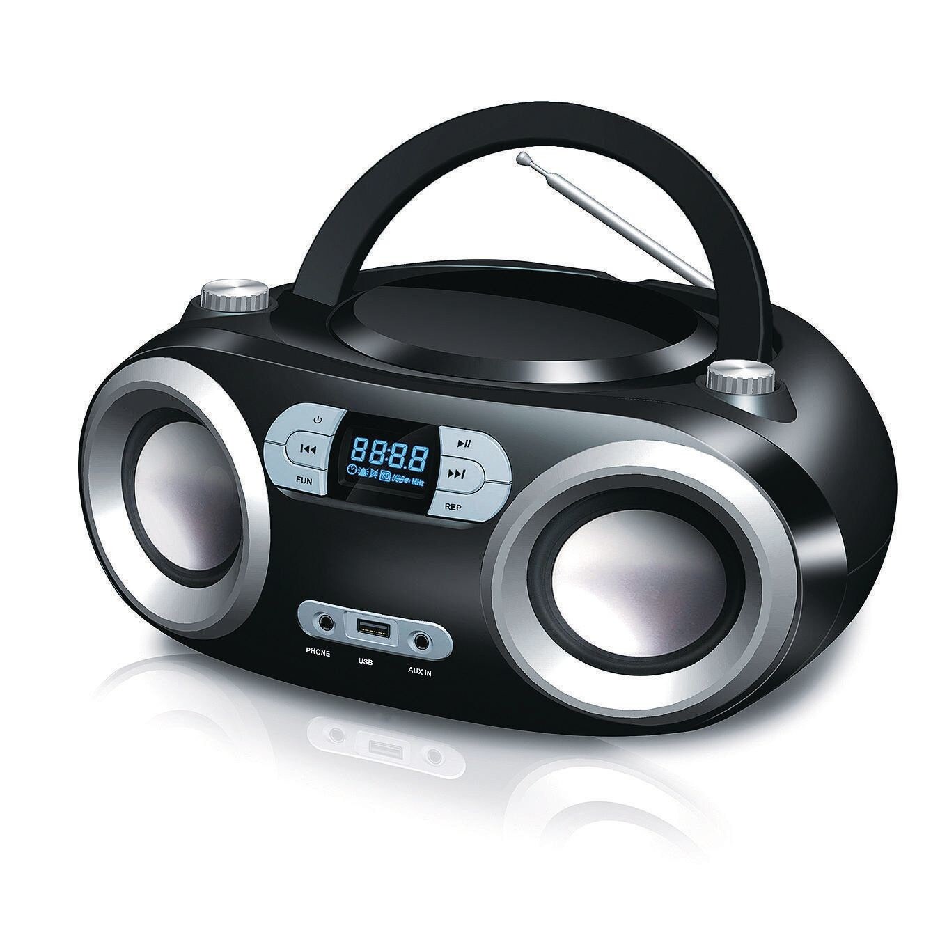 Supersonic&#xAE; Portable Bluetooth Audio System