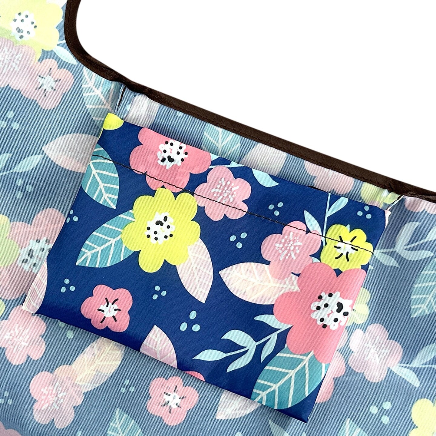 Wrapables Large & Small Foldable Tote Nylon Reusable Grocery Bags, Set of 2