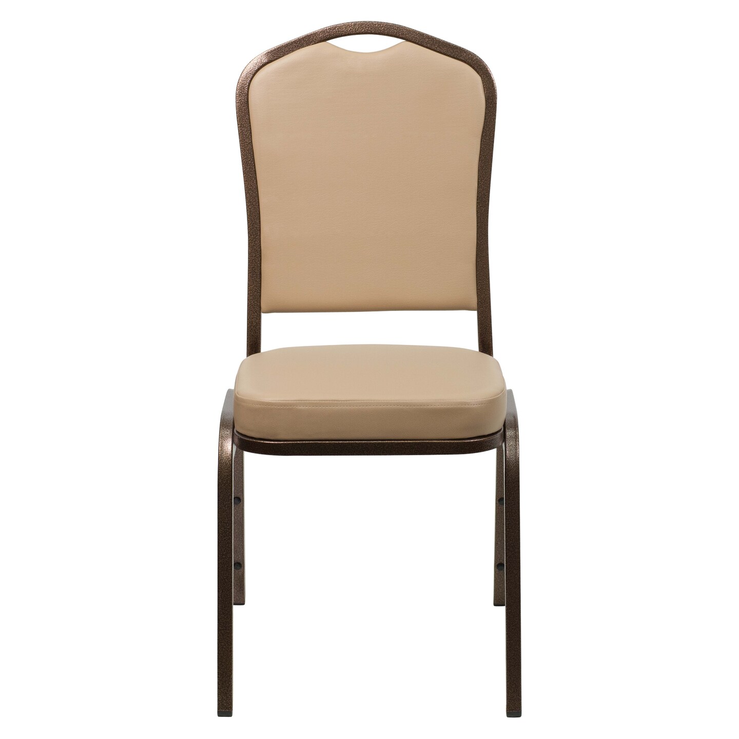 Emma and Oliver Crown Back Stacking Banquet Dining Chair