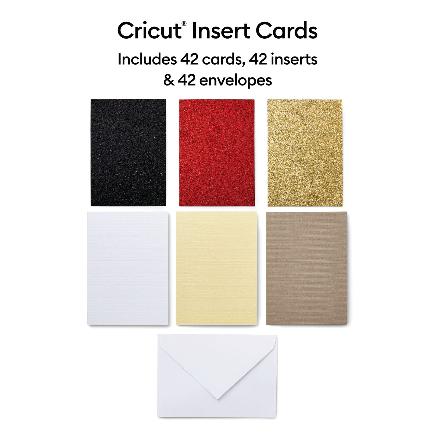 Cricut Insert Cards Glitz and Glam Double Sampler Bundle - Card Making Kit