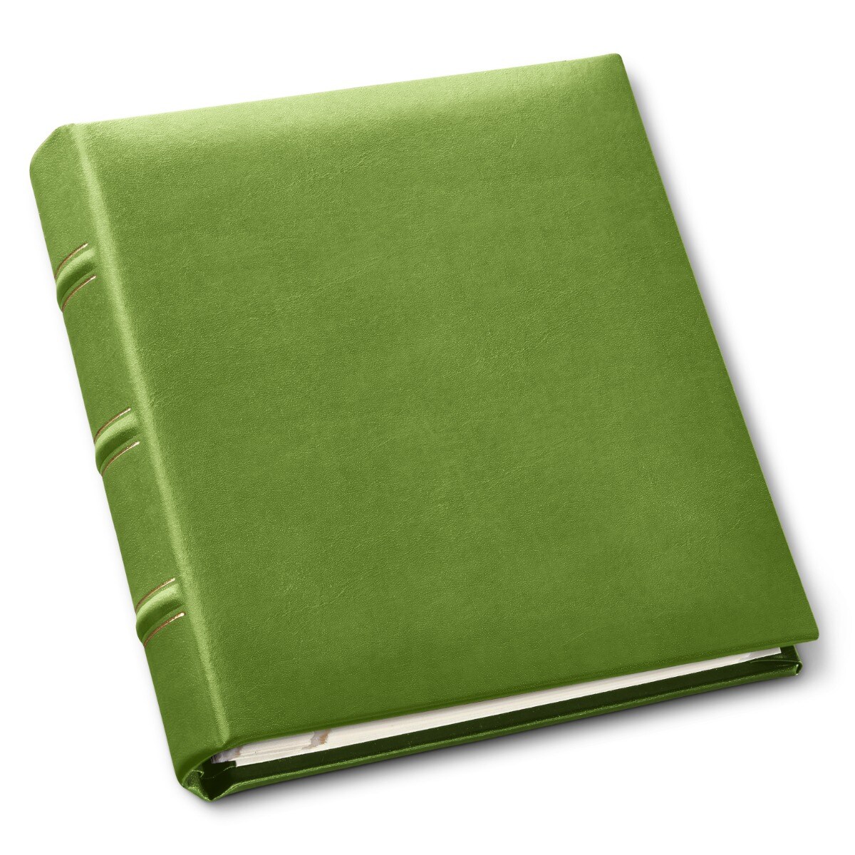 Gallery Leather Travel Photo Album Holds 4x6 Photos, 3 Ring Binder, 50 Pages for 50 Photos, Fillable, Handcrafted – 6.5” x 5.5”