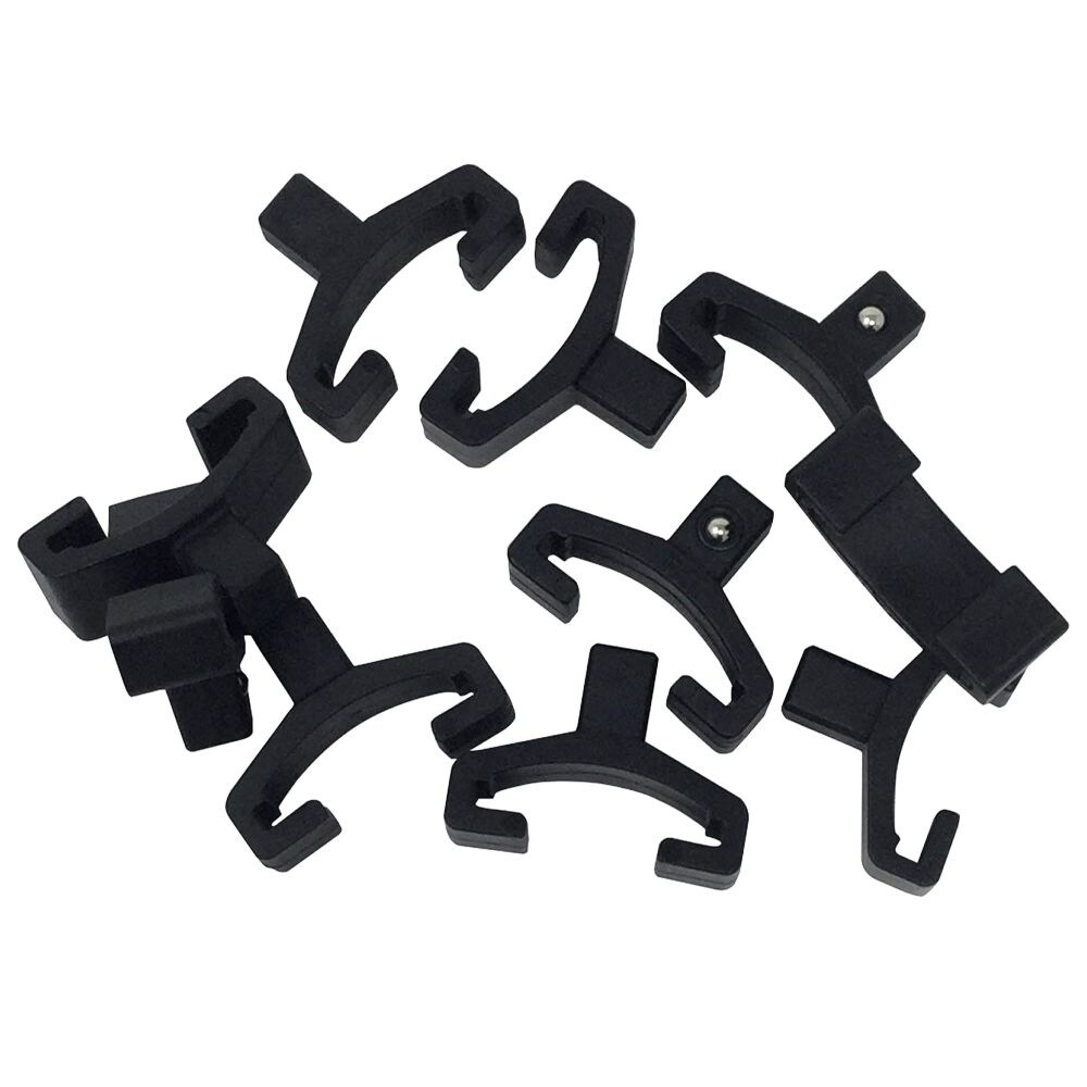 Industro   Black Spring Loaded Ball Bearing Socket Replacement Clips For Use With Socket Holder Rails, 10-Piece (1 By