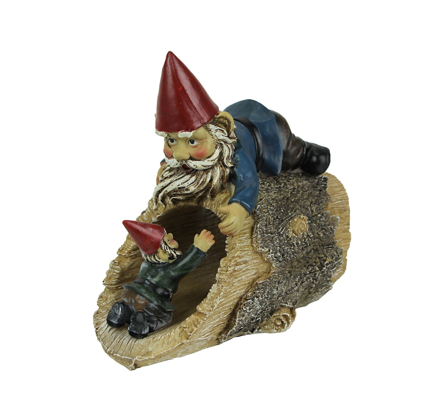 Resin Garden Gnome Downspout Cover Decorative Gutter Drain Spout Splash Decor