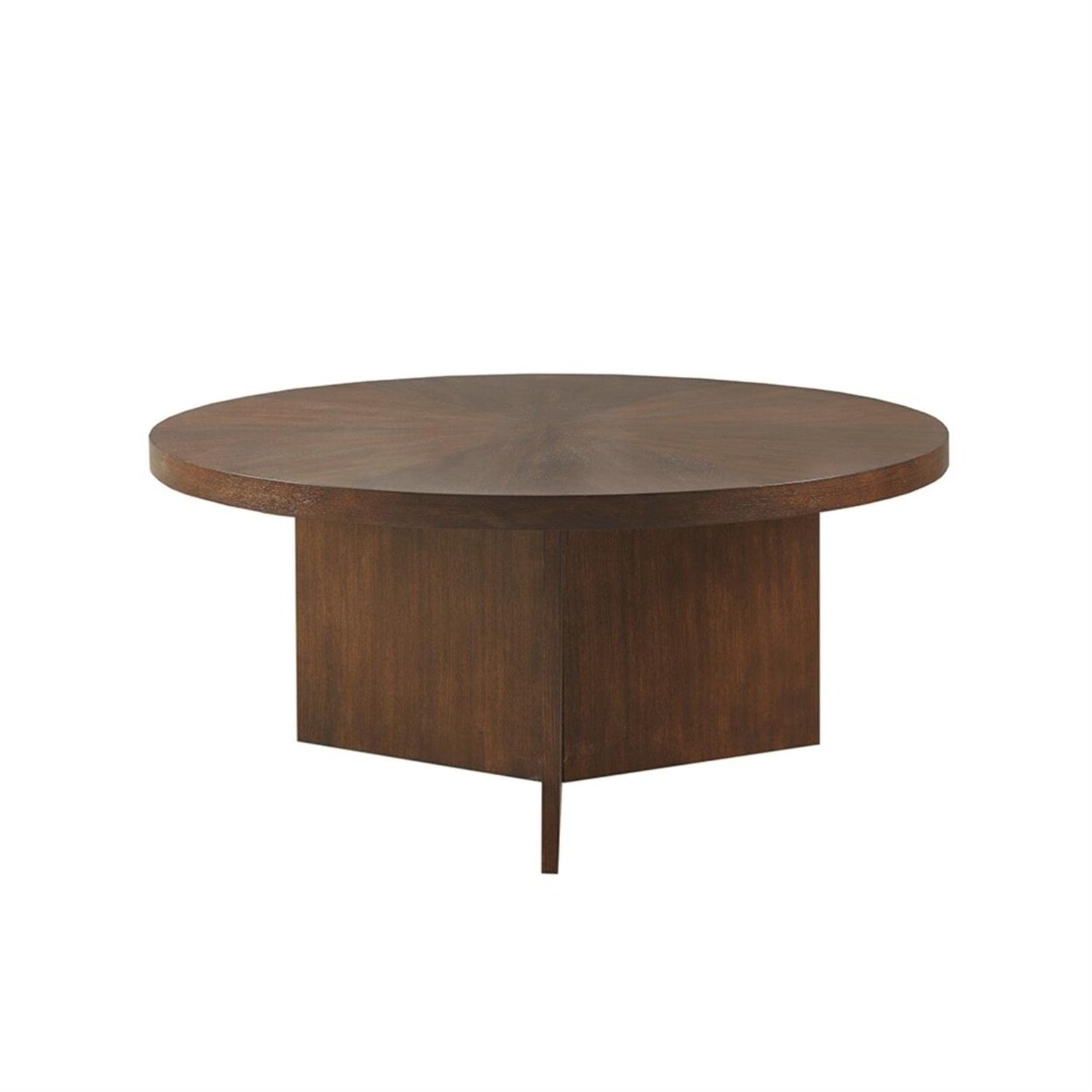 MARTHA STEWART Sadie Sadie Coffee Table with Brown Finish