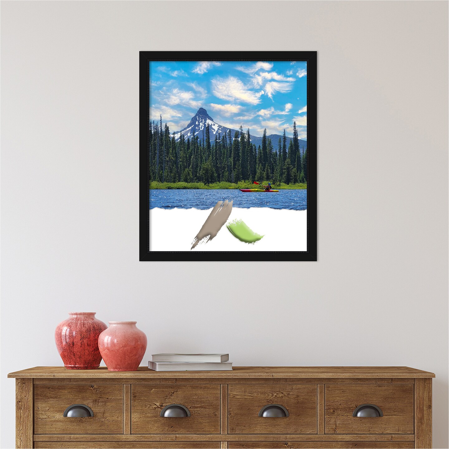 Avon Black Narrow Picture Frame, Photo Frame, Art Frame