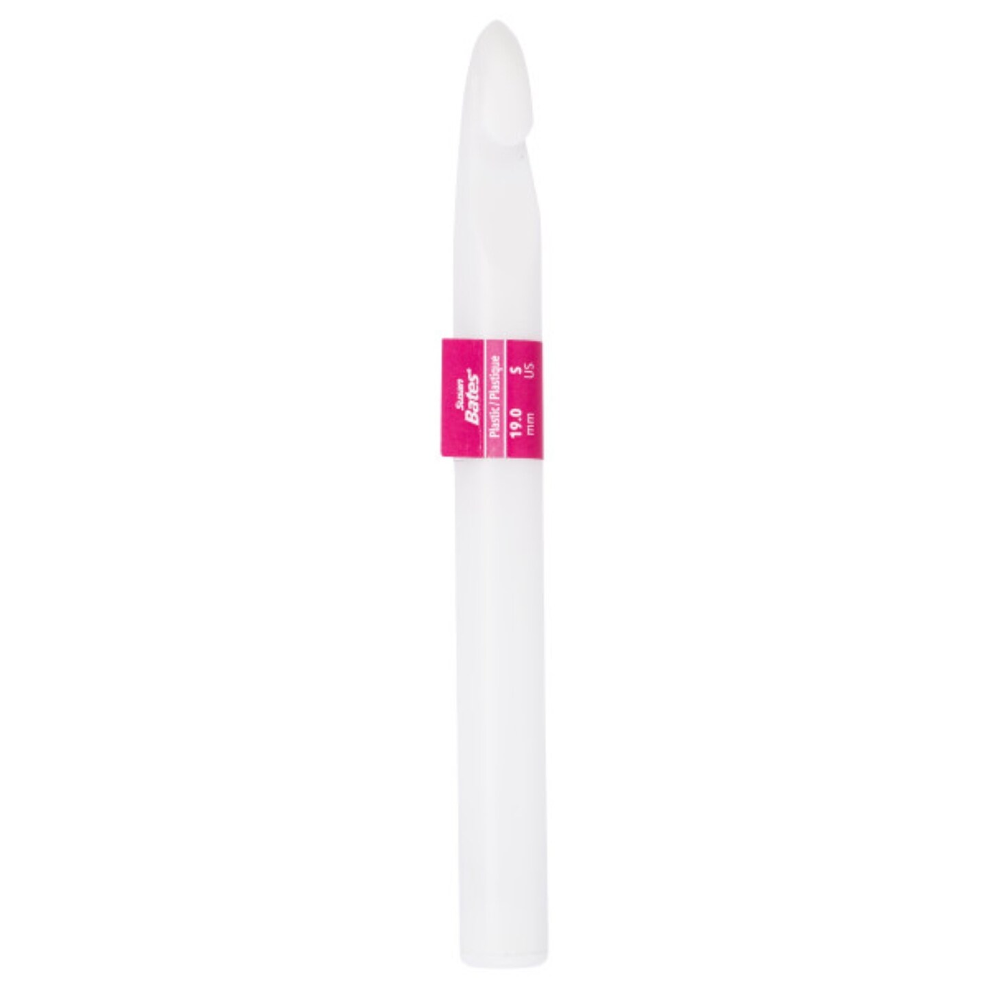 Susan Bates Luxite Bulky Plastic Crochet Hook-Size S/19Mm