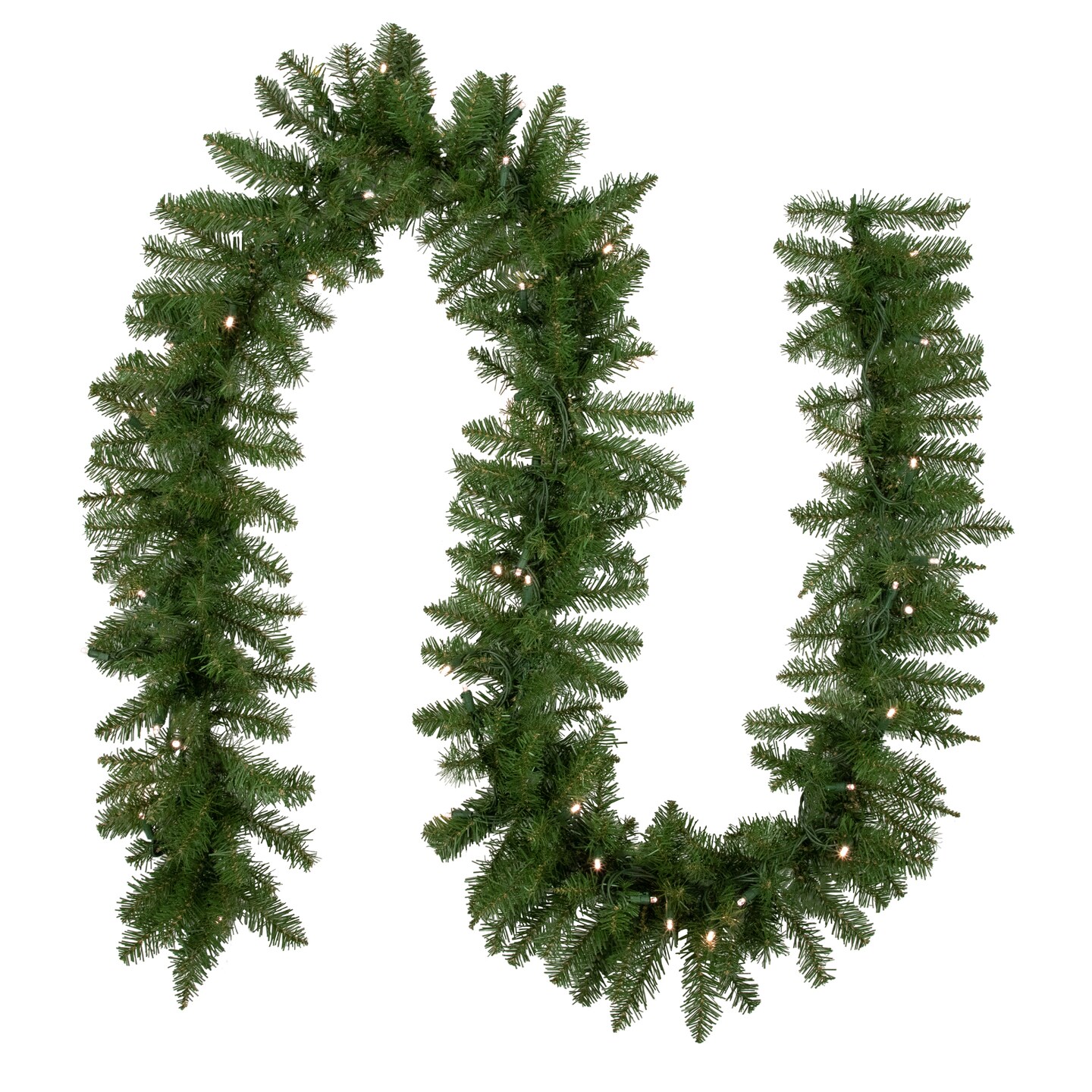 Northlight 9' x 10" Prelit Rockwood Pine Artificial Christmas Garland