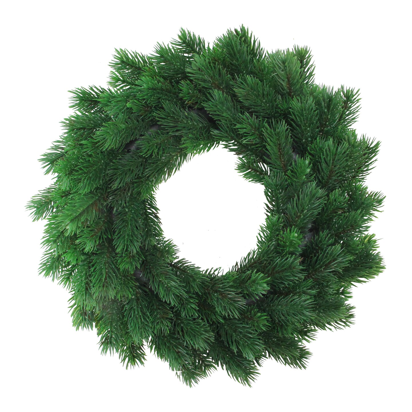 Northlight Real Touch&#x2122;&#xFE0F; Lush Pine Artificial Christmas Wreath - 16&#x22; - Unlit