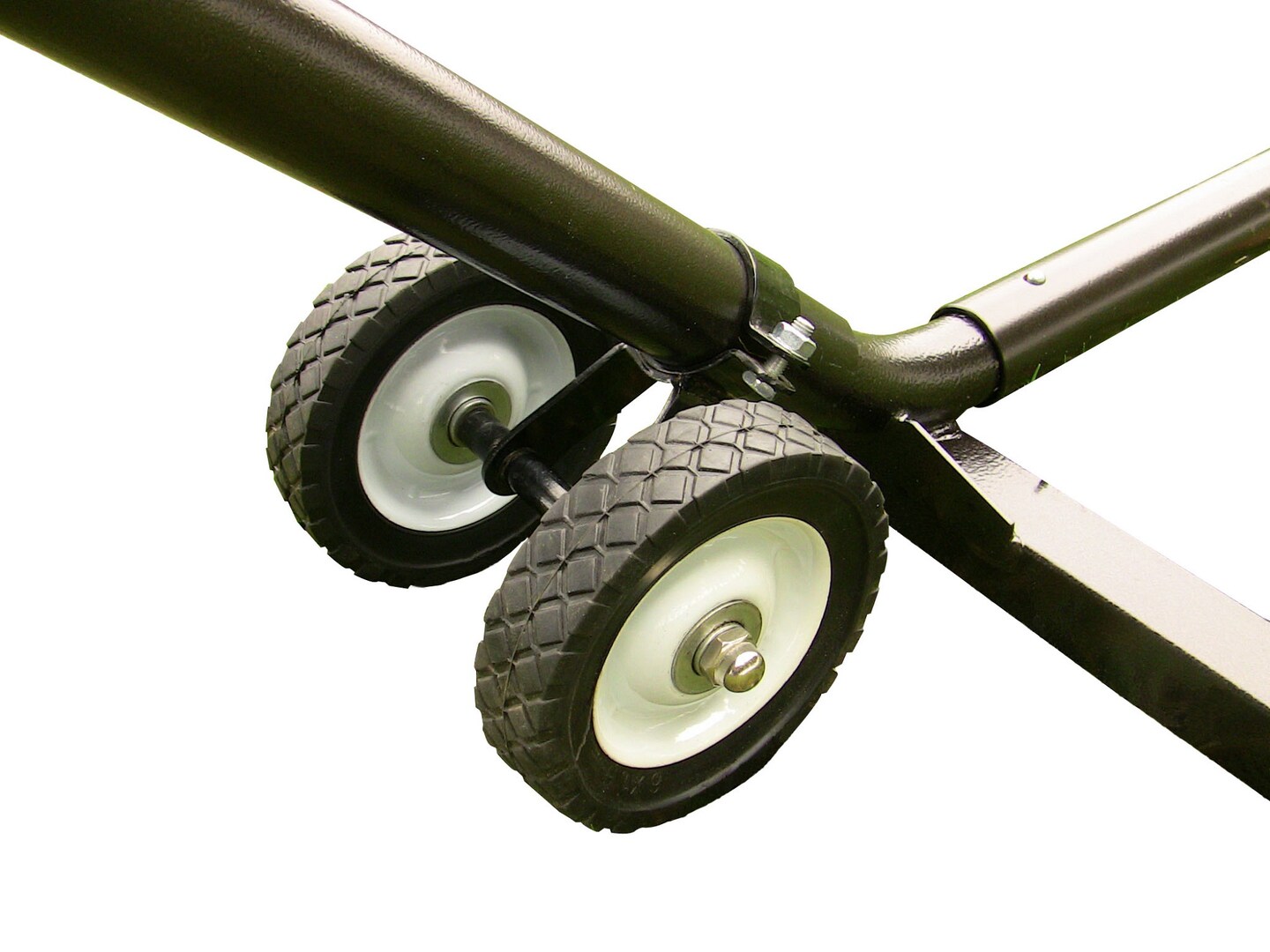 The Hamptons Collection 10&#x201D; Black Rubber and Steel Hammock Stand Wheel Kit
